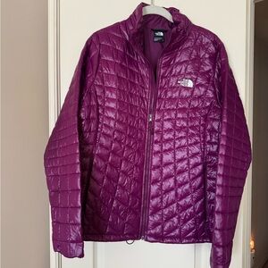 NEW…The North Face Women's Thermoball Magenta Puffer Jacket